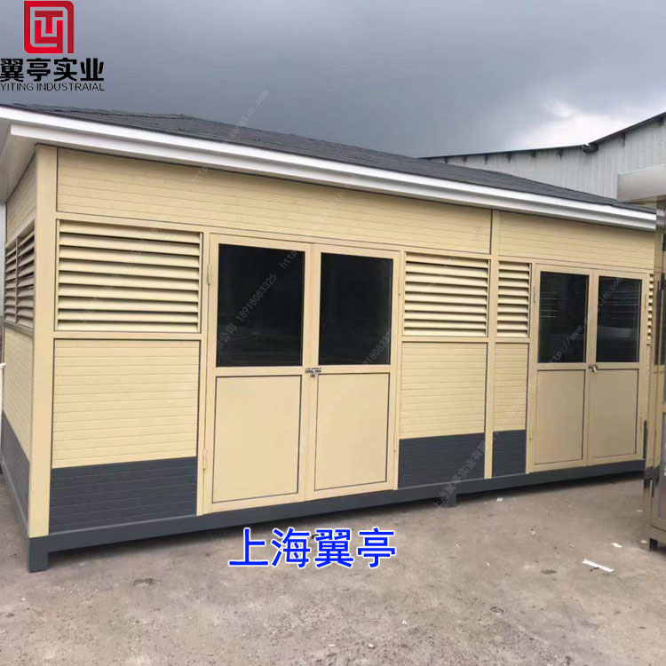 大型垃圾收集房現場制作完工！